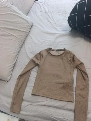 Jersey Stradivarius Beige Talla XS