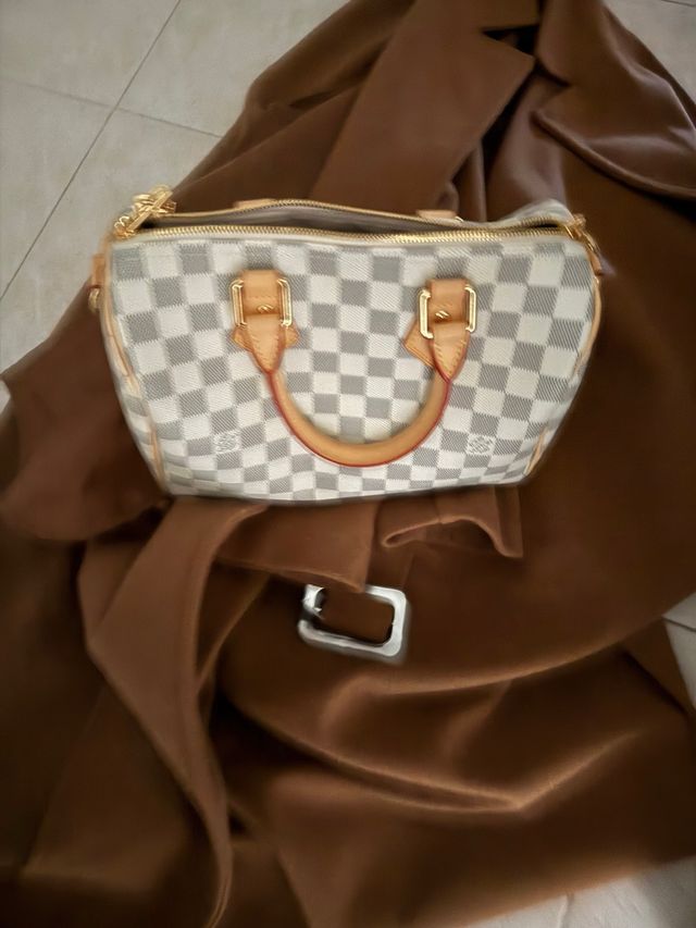 Borsa Louis Vuitton Speedy Damier Azur