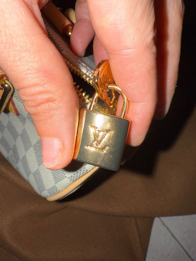 Borsa Louis Vuitton Speedy Damier Azur