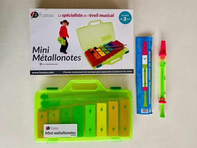 Fuzeau Mini-métallonotes + Flauta de émbolo