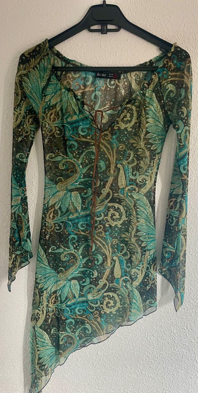 Camiseta gasa Bershka estampada