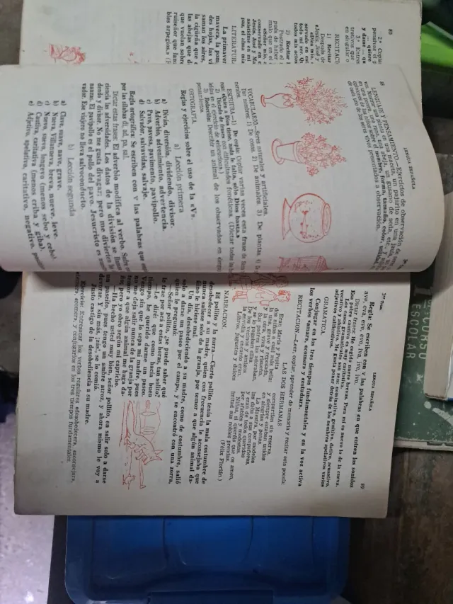 Libro Scolastico ¡Adelante! 1959