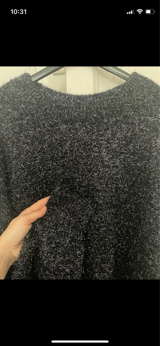 Jersey Oversize Negro y Gris