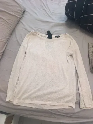 Jersey rosa con lazo negro