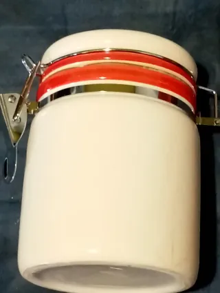 Barattolo ermetico ceramica tulipano