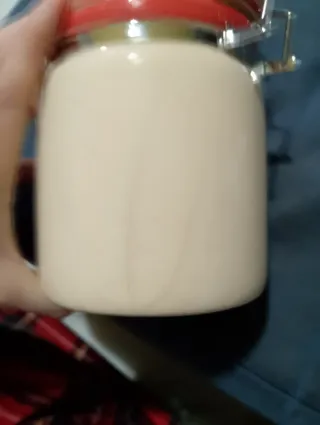 Barattolo ermetico ceramica tulipano