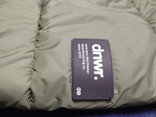 Plumífero Zara verde Talla S