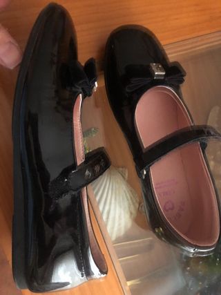 Zapatos Pablosky niña negros talla 34