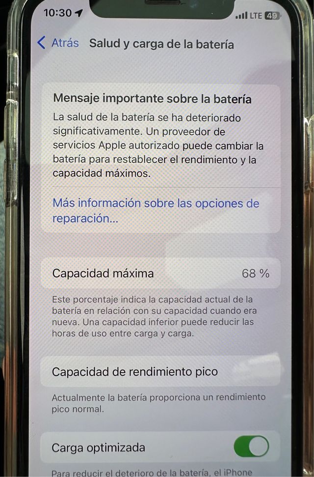 iPhone X 256GB Negro Espacial