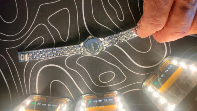 Reloj Geneva de pulsera bicolor