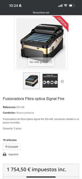 Signal Fire AI-8 Fusion Splicer