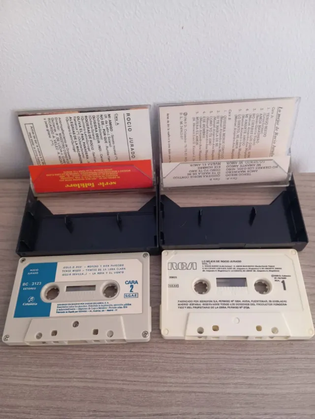 2 Cassettes Rocío Jurado Lo Mejor de Vol.1