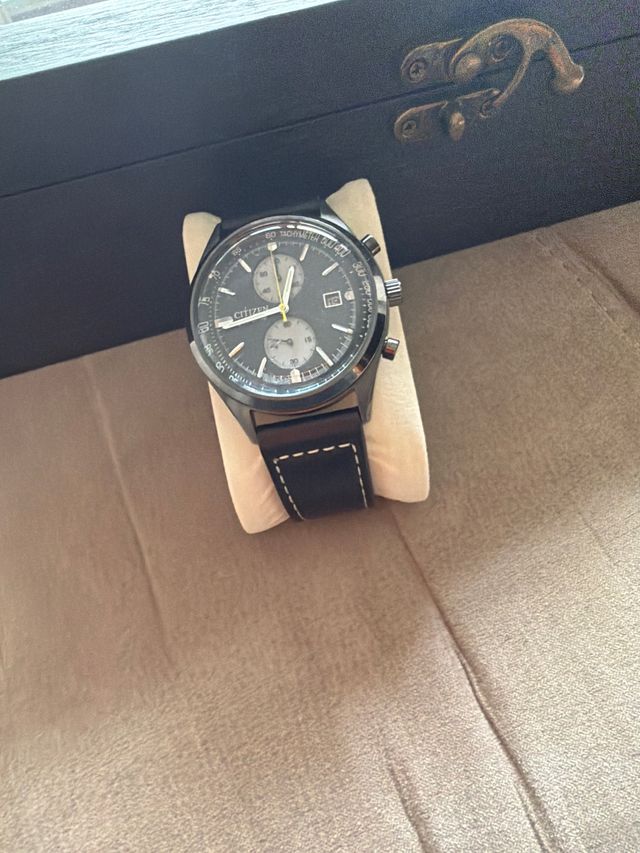 Reloj Citizen Eco-Drive Cronógrafo Negro