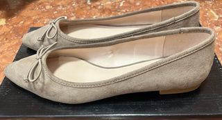Zapatos planos Mango beige talla 38