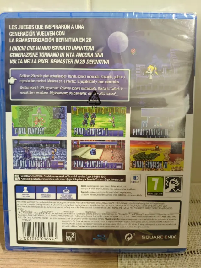 Final Fantasy Collection PS4 Anniversary Edition