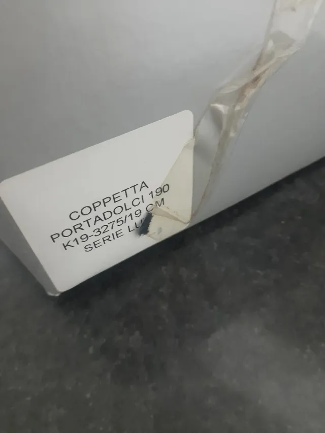 Ciotola in cristallo Scherzer con scatola