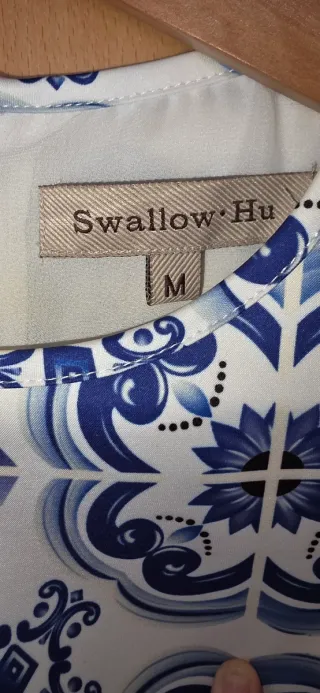 Vestido estilo Dolce Gabbana azul mosaico