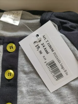 Pigiama primavera estate bambino 3/4 anni Babyvip