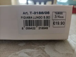 Pigiama primavera estate bambino 3/4 anni Babyvip