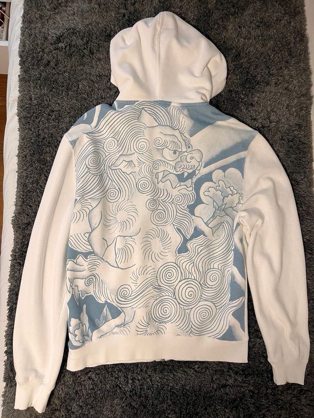 Chaqueta Ed Hardy Blanca y Azul