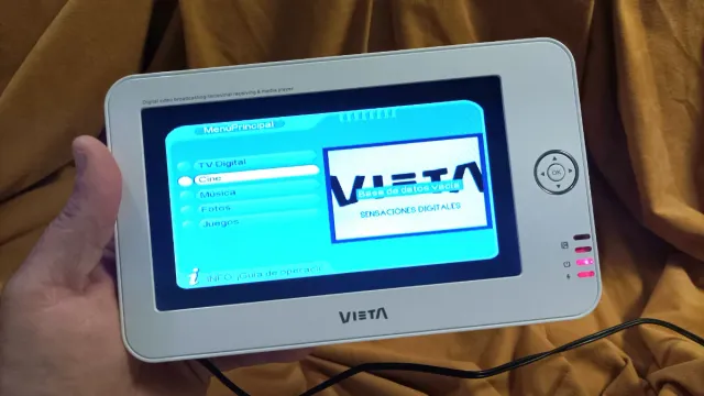 TV-Monitor Portátil Vieta Blanco