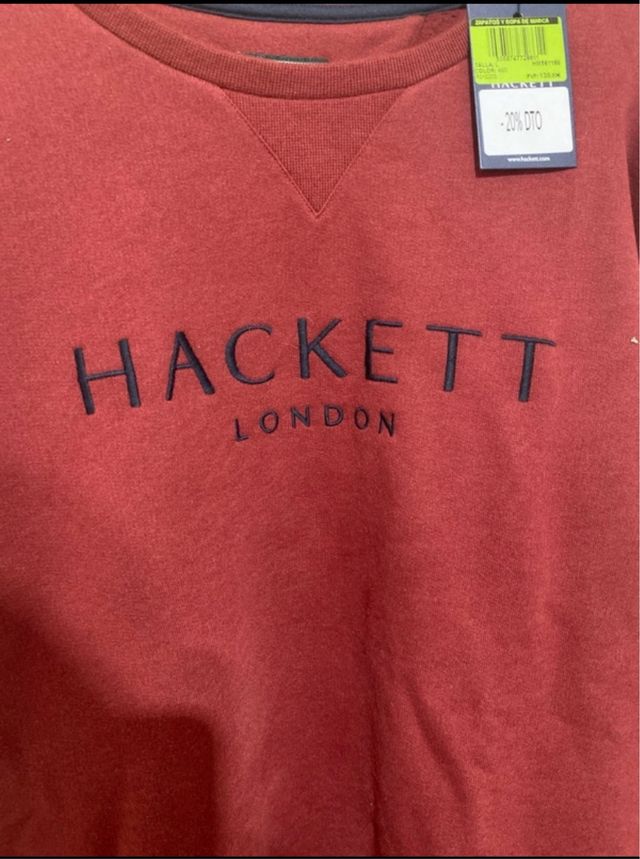 Felpa Hackett Uomo Rossa