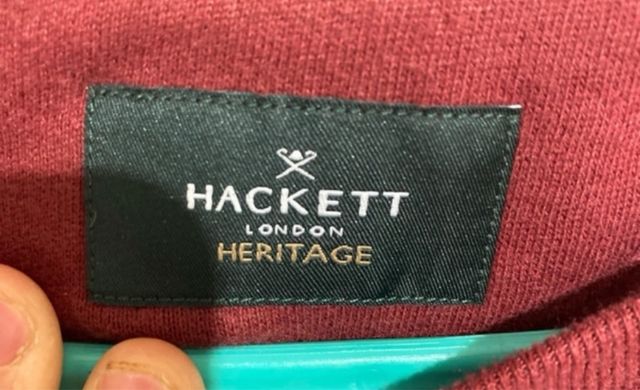 Felpa Hackett Uomo Rossa