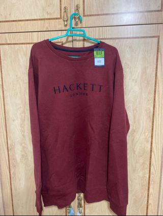 Sudadera Hackett Hombre Roja