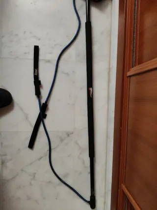 BARRA ENTRENAMIENTO MUSCULACIÓN CON BANDAS ELAST.