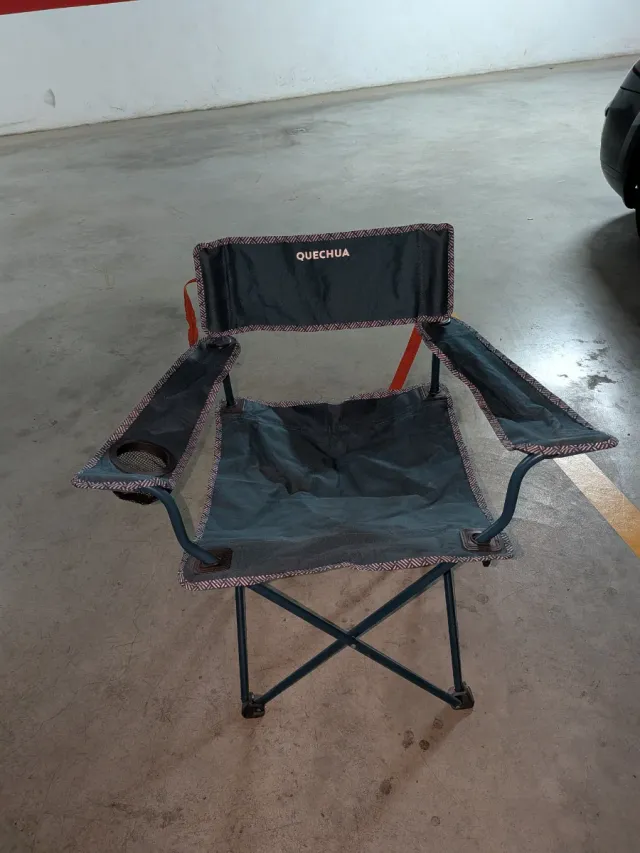 2 Sillas Quechua Camping Plegables