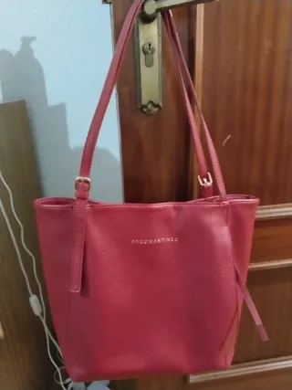 Bolso de hombro rojo Paco Martinez