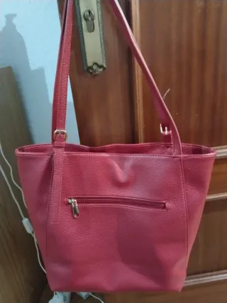 Bolso de hombro rojo Paco Martinez