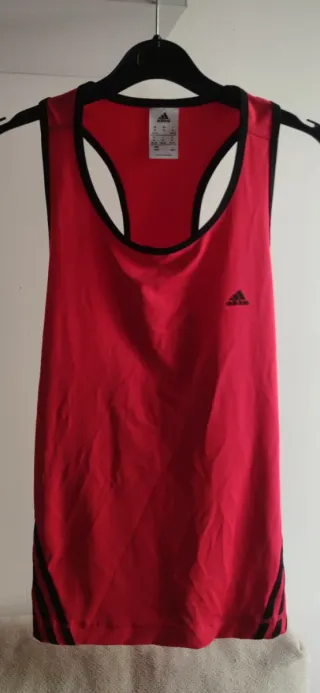 Camiseta tirantes Adidas roja