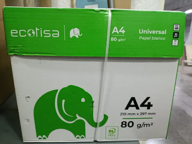 Papel A4 Ecotisa 80 g/m² Universal