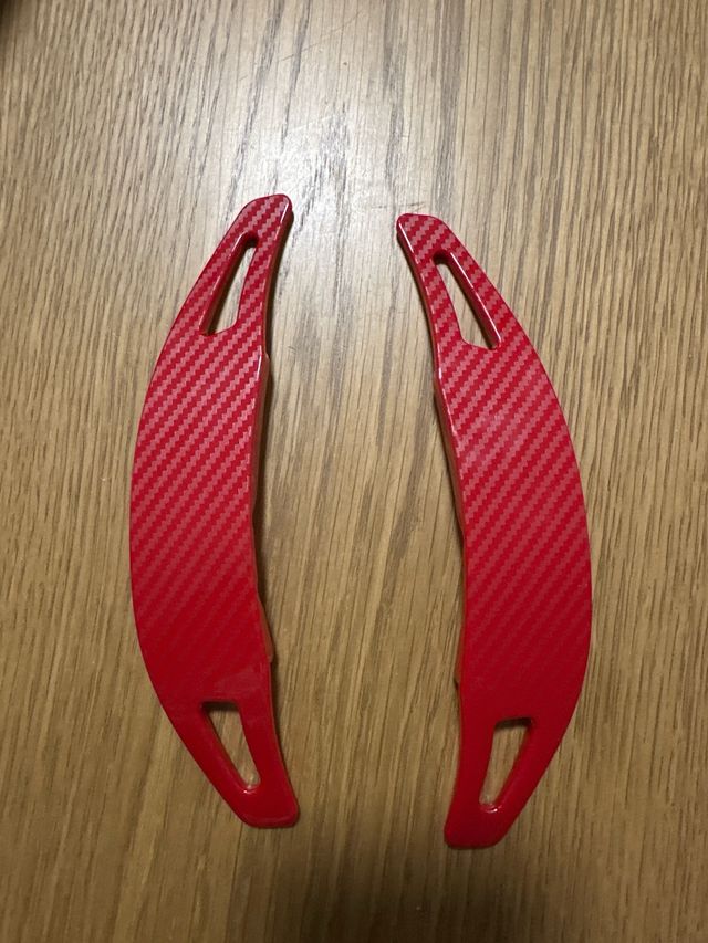 Paletas Volante Carbon Red Benz AMG