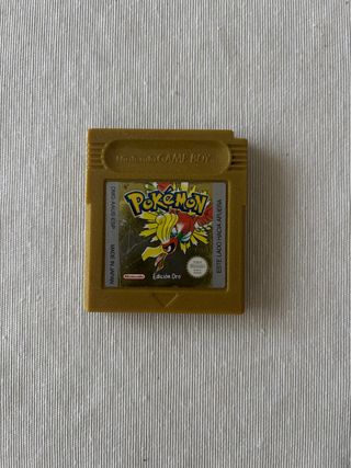 Cartucho Pokémon Oro Game Boy Nintendo