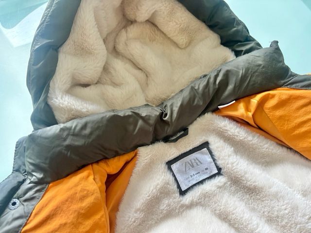 Abrigo Zara niño forro 98