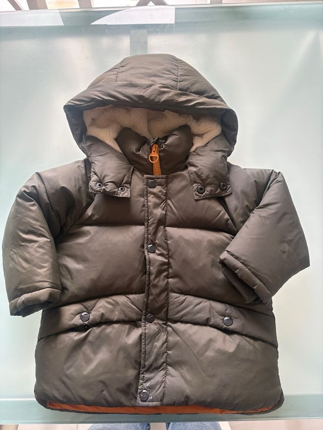 Abrigo Zara niño forro 98