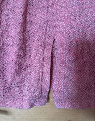 Jersey Bershka rosa con detalles