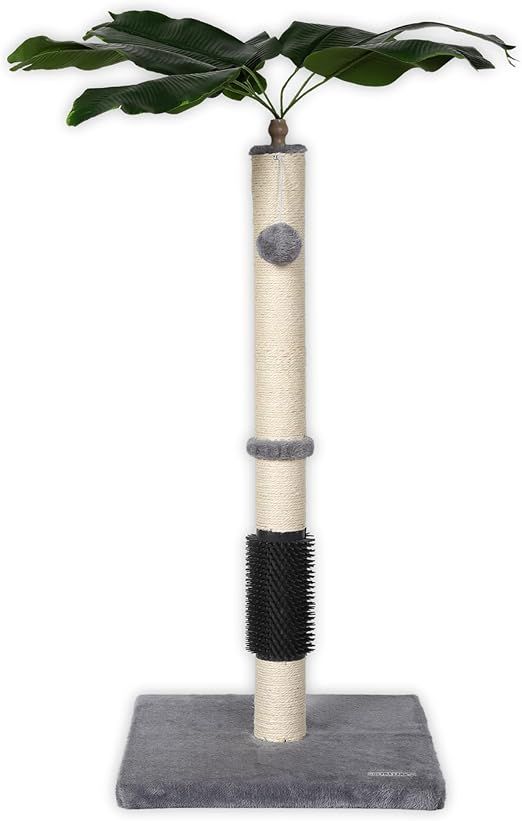 Rascador Gato Diseño Planta Sisal Natural