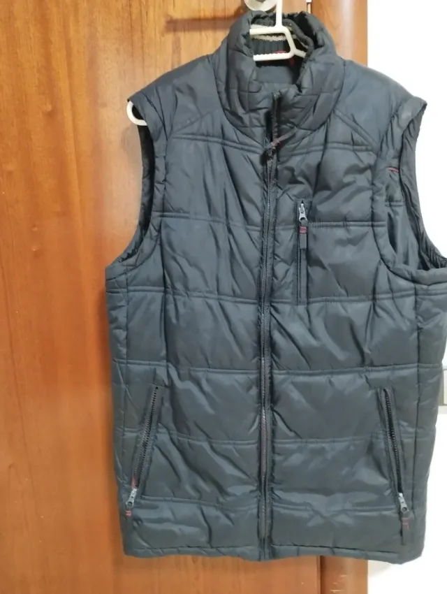 Chaleco acolchado azul marino