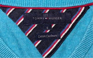 Maglione Tommy Hilfiger Uomo S Azzurro Scollo V