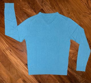 Maglione Tommy Hilfiger Uomo S Azzurro Scollo V