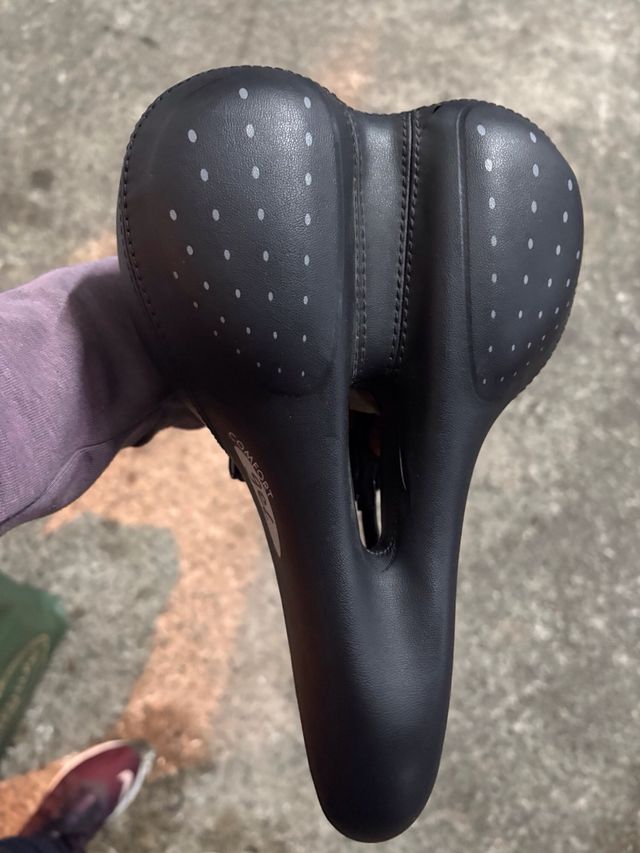 Sillín Gel Bikemate Comfort Negro