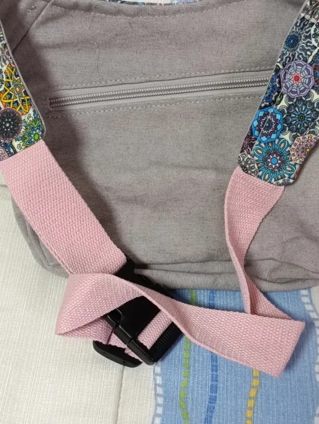 Riñonera Caomka Gris Multicolor