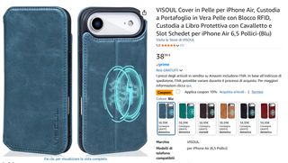 VISOUL Cover Pelle Verde iPhone Air 6.5