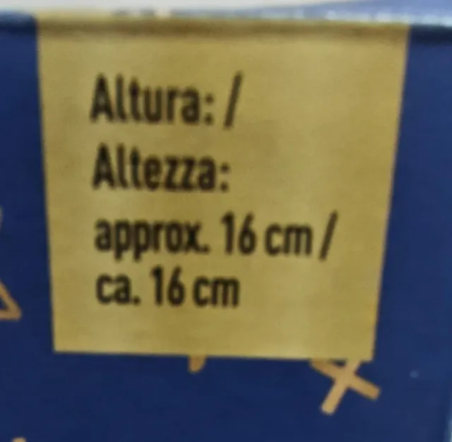 Adorno Navideño Estrella LED Madera y Cerámica