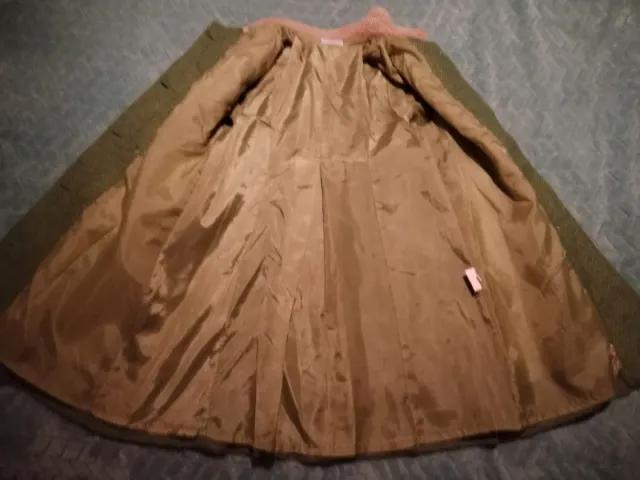 Abrigo niña verde de Pilar Batanero talla 3