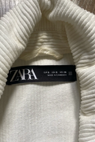 Chaqueta Zara Pana Oversize Beige Talla Única