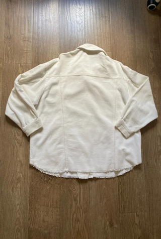 Chaqueta Zara Pana Oversize Beige Talla Única